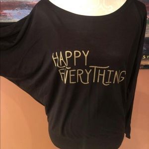 Dolman sleeve Happy Everything top